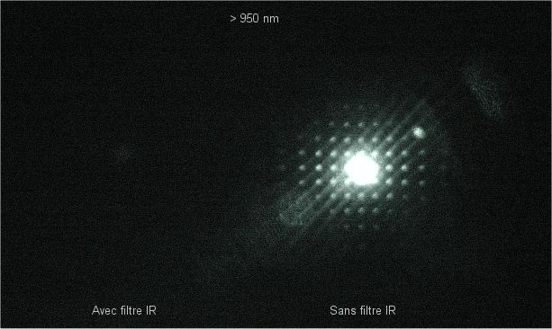 test_lasers_verts_filtre_950nm